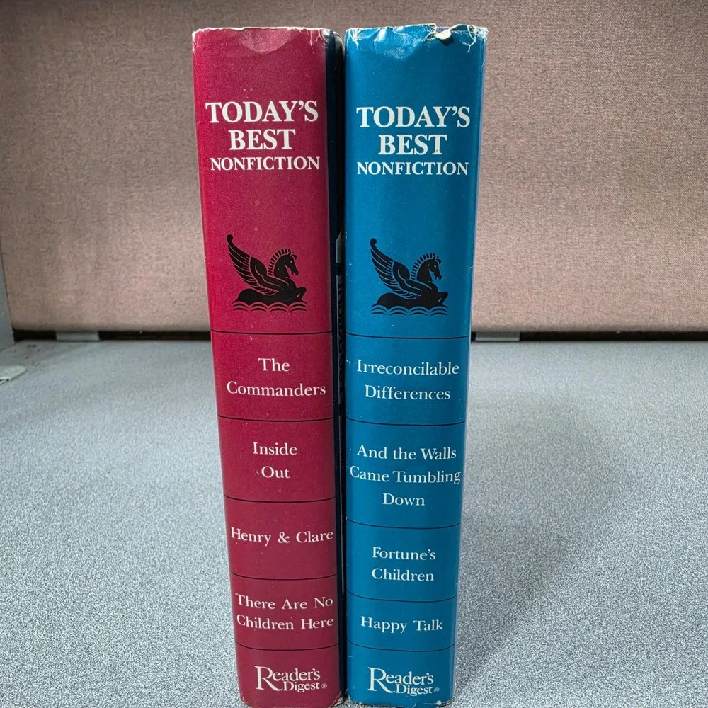 Reader's Digest Today's Best Nonfiction Set of 2‎ Hardcover Books